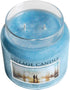 Village Candle Rain Large Glass Apothecary Jar Scented Candle, 21.25 oz, Blue