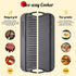 Overmont Pre-seasoned 17x9.8" Cast Iron Reversible Griddle Grill Pan with handles for Gas Stovetop Open Fire Oven, One tray, Scrapers Included