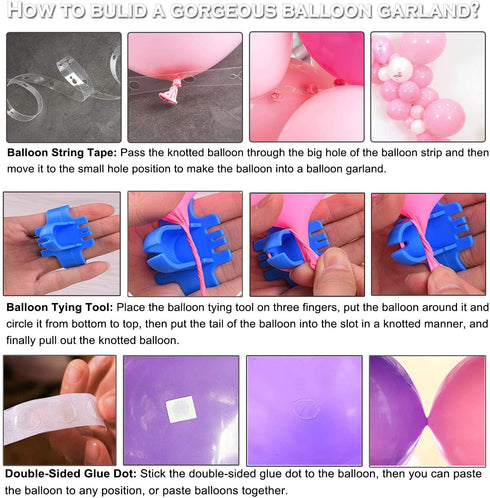 105 Pack Valentines Day Balloon Arch Garland Kit, Pink White Red Confetti Balloons with Red Heart Balloons for Valentine's Day Anniversary Mothers Day Wedding Engagement Party Supplies