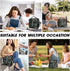 VLM Lunch Bags for Women,Leakproof Insulated Floral Lunch Box with Adjustable Shoulder Strap Reusable Zipper Cooler Tote Bag for Work,Picnic,Camping (Floral 8)
