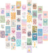 Artivo Danish Pastel Wall Collage Kit for Aesthetic Pictures, Danish Pastel Room Decor, Teen Wall Decor, Girls Room Decor, Pastel Aesthetic Collage Kit