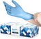 Disposable Blue Nitrile Gloves 100 Count - Latex Free Medical Gloves