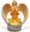 OakiWay Memorial Gifts Angel Figurines Tealight Candle Holder, Sympathy Gifts for Loss of Loved One, W/ Flickering Led Candle, Bereavement, Grief, Funeral, Remembrance, Memory Home Decorations
