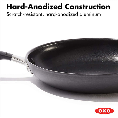 OXO Good Grips Hard Anodized PFOA-Free Nonstick 10" Frying Pan Skillet, Black