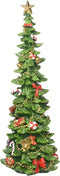 Burton & Burton Hand Painted Poly Resin Christmas Tree Decoration