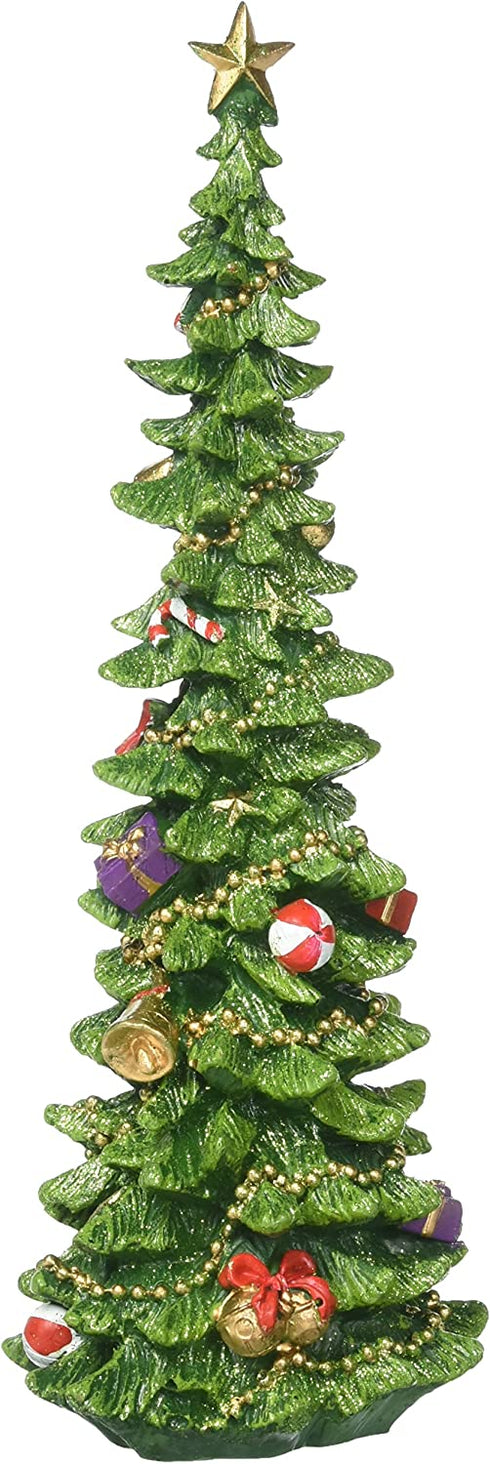 Burton & Burton Hand Painted Poly Resin Christmas Tree Decoration