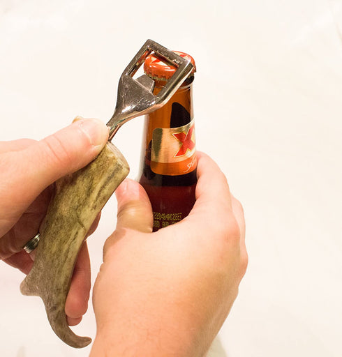 Bottle Opener for DIY Craft and Handmade by North Star Knife and Ulu (Square Opener (4ct))