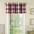 Lorraine Home Fashions 09570-V-00148 RED Courtyard Grommet Window Curtain Valance, Red, 53" X 18"