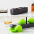 Tovolo Seamless Sphere Ice System, Compact, 2.5 Inch Crystal Clear Spheres - Set of 4 Molds