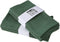 Rustic Natural Washable Cotton Linen Napkin Set, Soft Comfortable and Reusable Linen Dinner Napkins Cloth for Wedding Celebration and Party Decor, Set of 6, Green