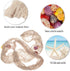 79 x 59 inch Nature Fish Net Wall Decoration with Sea Shells and 10 pcs Natural Starfish Mediterranean Style Decor Wall Decoration