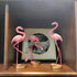 Pink Flamingo Statue Summer Tropical Coastal Shelf Desk Decor Home Livingroom Centerpiece Table Decoration Housewarming Gifts
