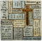 Christians Words and Saying Crossword 10 inch Resin Stoneware Wall Sign Plaque