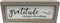 Picfarce Rustic Gratitude Wood Metal Signs, 12" x 5" Framed Enamel Wall Hanging Decor Art, Embossed Retro Farmhouse Tabletop Block Sign for Mantel Shelf - GRATITUDE CHANGES EVERYTHING