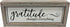 Picfarce Rustic Gratitude Wood Metal Signs, 12" x 5" Framed Enamel Wall Hanging Decor Art, Embossed Retro Farmhouse Tabletop Block Sign for Mantel Shelf - GRATITUDE CHANGES EVERYTHING