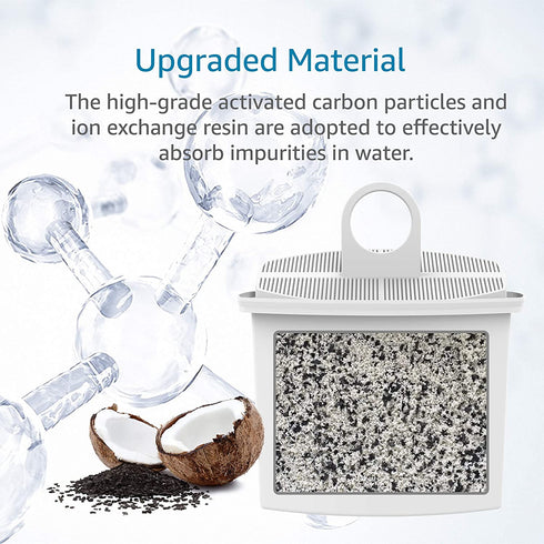AQUA CREST TœV SœD Certified KWF2 Coffee Water Filter, Compatible with Braun Brita KWF2, 3105, 3107, 3112, 3116, KF600, KF580, KF510, KF190, KF180, KF157, KF150, KF145, KFT16 (Pack of 2)