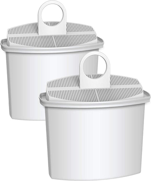 AQUA CREST TœV SœD Certified KWF2 Coffee Water Filter, Compatible with Braun Brita KWF2, 3105, 3107, 3112, 3116, KF600, KF580, KF510, KF190, KF180, KF157, KF150, KF145, KFT16 (Pack of 2)