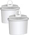 AQUA CREST TœV SœD Certified KWF2 Coffee Water Filter, Compatible with Braun Brita KWF2, 3105, 3107, 3112, 3116, KF600, KF580, KF510, KF190, KF180, KF157, KF150, KF145, KFT16 (Pack of 2)