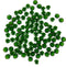 Rastogi Handicrafts Tiny Centerpieces, Glass Gems for Vase Fillers,Wedding Decoration Pebbles One Side Flat Small 100 pcs (Green) 12 mm
