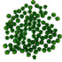 Rastogi Handicrafts Tiny Centerpieces, Glass Gems for Vase Fillers,Wedding Decoration Pebbles One Side Flat Small 100 pcs (Green) 12 mm