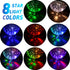 Baby Night Lights, Moon Star Projector 360 Degree Rotation - 4 LED Bulbs 8 Color Changing Light, Romantic Night Lighting Lamp, Unique Gifts for Birthday Nursery Women Children Kids Baby