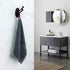 KOKOSIRI Swivel Hooks Solid Metal Foldable Towel Hooks with Multi Three Rotating Arms Swing Arm Triple Robe Hook Hanger, Wall Mounted, Matte Black, B1009BK-P2