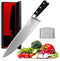 Kitchen Knife, Chef Knife - 8 inch Cooking Knife, Legendary Chef Sharp Knife - Meat Knife, Chefs Knife - German Steel, and Walnut Handle, Includes Finger Guard and Box