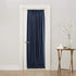 Sun Zero Barrow Energy Efficient Door Panel Curtain with Tie Back, 54" x 72", Navy Blue