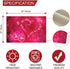 Valentine Placemats Set of 4 Pink Heart Placemats for Dining Table Reversible Heat Resistant Valentine's Day Cloth Placemat for Holiday Valentine Decorations