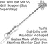 The Grate Grill Scraper Long Handle - Combine This with Your Grate Grill Scraper to Clean Your BBQ Grill While It is Still HOT! - Safer Than a Wire Brush