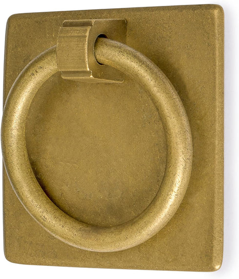 CBH Ring Plate Pulls 2.3 Inches - Set of 2 - Architectural, Interior Design, Furniture Cabinet Customization Hardware