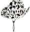 Beistle Adult Size Cow Print, White/Black-for Western Theme, Wild West Party, Cowboy Hat