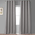 HPD Half Price Drapes Grommet Faux Linen Room Darkening Curtain (1 Panel) 50 X 120, BOCH-LN1857-120-GR, Oatmeal