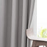 HPD Half Price Drapes Grommet Faux Linen Room Darkening Curtain (1 Panel) 50 X 120, BOCH-LN1857-120-GR, Oatmeal