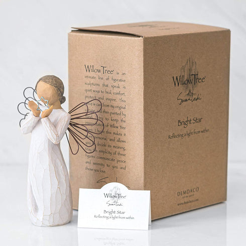 Willow Tree Bright Star Angel, Sculpted Hand-Painted Figure