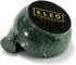 KLEO 4" Diameter Natural Stone Mortar and Pestle Set as Spice Grinder, Medicine Masher - Okhli and Musal (Green Shallow)