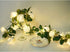 Rose String Lights Battery Powered or USB Powered with Remote Control, Rose Fairy Lights Waterproof for Bedroom, Christmas, Festivals, Wedding, Party, Valentine's Day (White, 6.6)