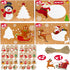 Funnlot 20PCS Christmas Baking Boxes Christmas Cookie Boxes Christmas Cookie Tins Holiday Cookie Boxes For Gift Giving Holiday Containers With Lids 5.7™™x 8.7™™Cookie Tins