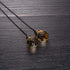Crystal Ceiling Fan Pull Chains Hanging Amber Point Pendants Prism Pack Of 2