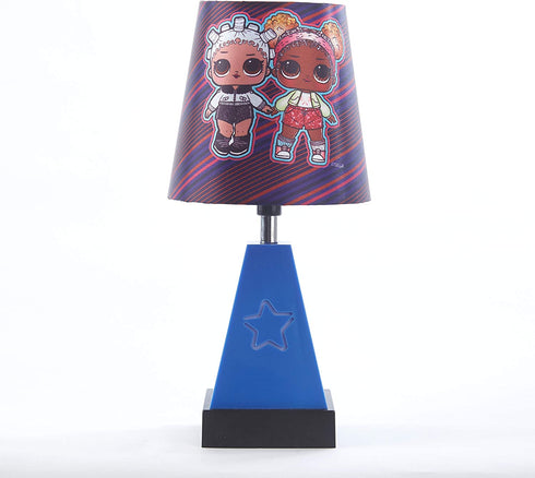 Idea Nuova LOL Surprise 2 in 1 Table Lamp with Nightlight, 11.5" H x 5.5" W