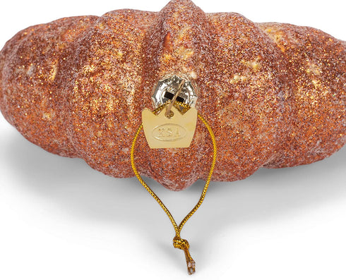 Kurt Adler Noble Gems Croissant Glass Christmas Tree Ornament NB1551