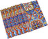 Qilmy 4 Pack Place Mats Non-Slip Dining Table Mat Heat-Resistant Reversible Placemat Double Sided Washable Placemats for Kitchen/Party/Restaurant 12" x 18", Mexican Talavera Folk Tile