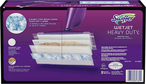 Swiffer WetJet Heavy Duty Mopping Pad Refill, 20 Count