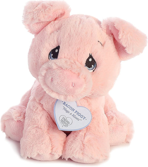 Aurora - Precious Moments - 8.5" Bacon Piggy- Pig, Pink