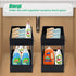 Under Sink Organizer and Storage - 2 Tier Bathroom Organizer - Multi-purpose Under The Sink Organizer - Countertop Storage Shelf Holder with 6 Hooks - Kitchen Spice Rack - Under Sink Storage for Bathroom Kitchen, Black