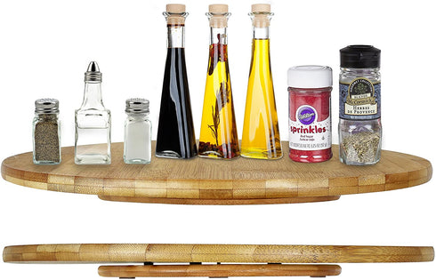 Greenco Bamboo Lazy Susan Turntable 14" Diameter