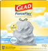 Glad ForceFlex Protection Series Tall Kitchen Trash Bags, 110 Count (Pack of 1) - Package May Vary