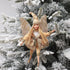 Fairy Christmas Tree Decorations Red Elf Ornament Golden Elves Home Decor Handmade Doll Angel Wings Girl Gifts PICUKI Holiday Collectible Figurines Kawaii Room Decor