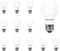 SYLVANIA LED A19 Light Bulb, 60W Equivalent, Efficient 8.5W, 800 Lumens, Frosted, 5000K, Daylight - 12 Pack (74470)
