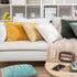 MIULEE Pack of 2 Boho Velvet Throw Pillow Covers Decorative Soft Solid Outdoor Cushion Covers for Couch Bed Sofa 18x18 Inch Army Green